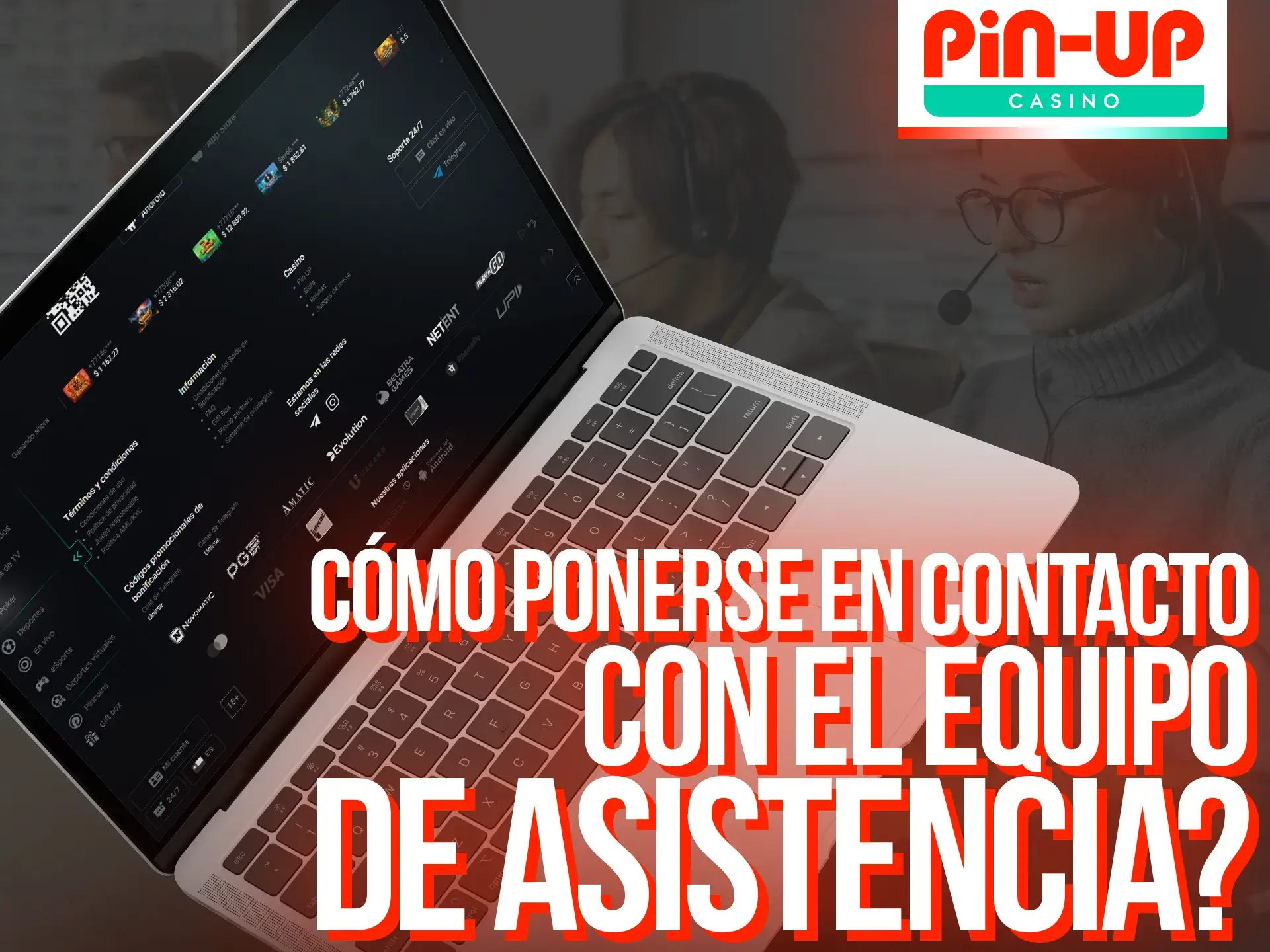 Cómo contactar a asistencia de Pin-Up en Chile?