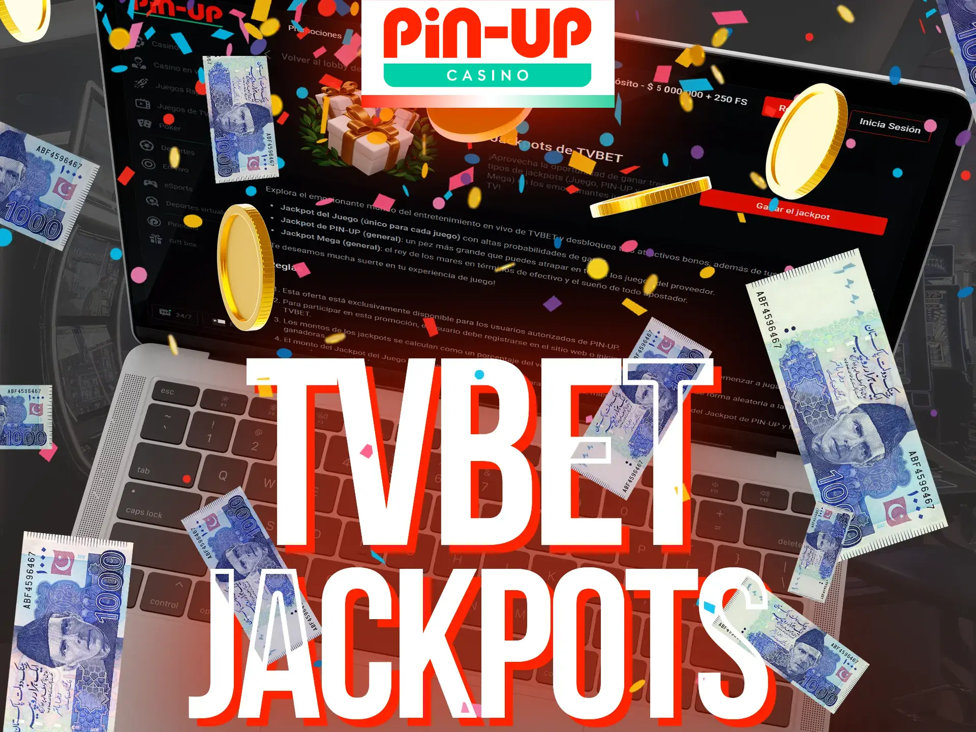 Gana Jackpots de TVBET en Pin-Up.