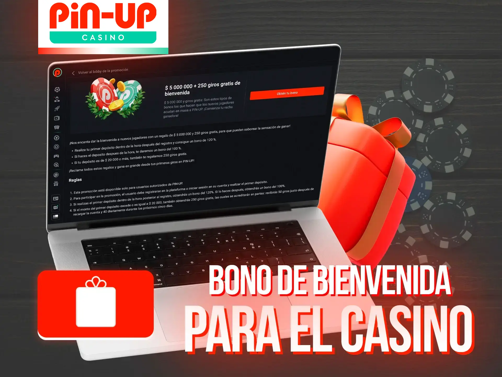 Aprovecha el bono de casino de PinUp para aumentar significativamente tu depósito y tus ganancias.