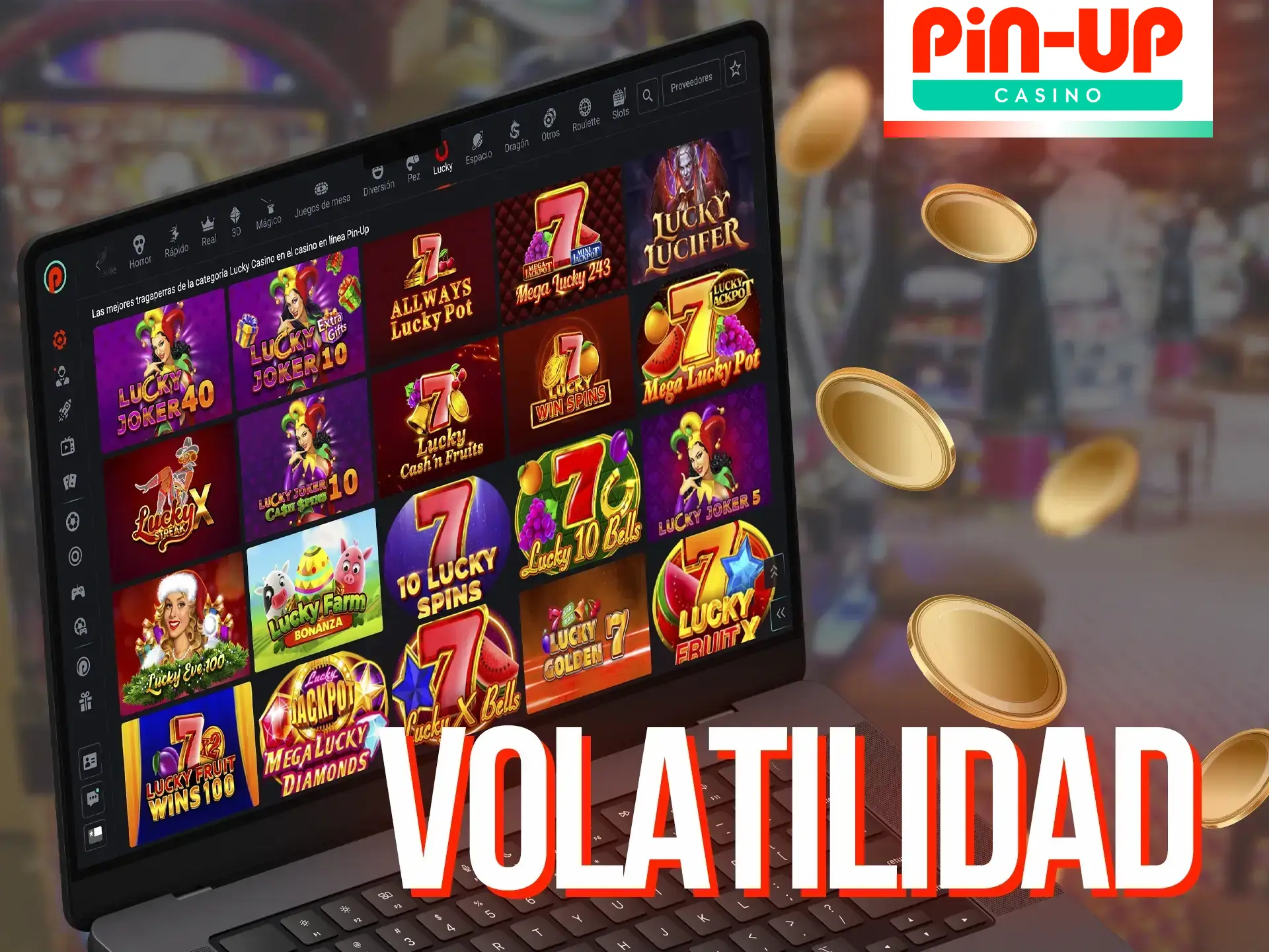 Explora la volatilidad de los juegos para gestionar tu dinero adecuadamente cuando juegues a las tragaperras de Pin-Up.