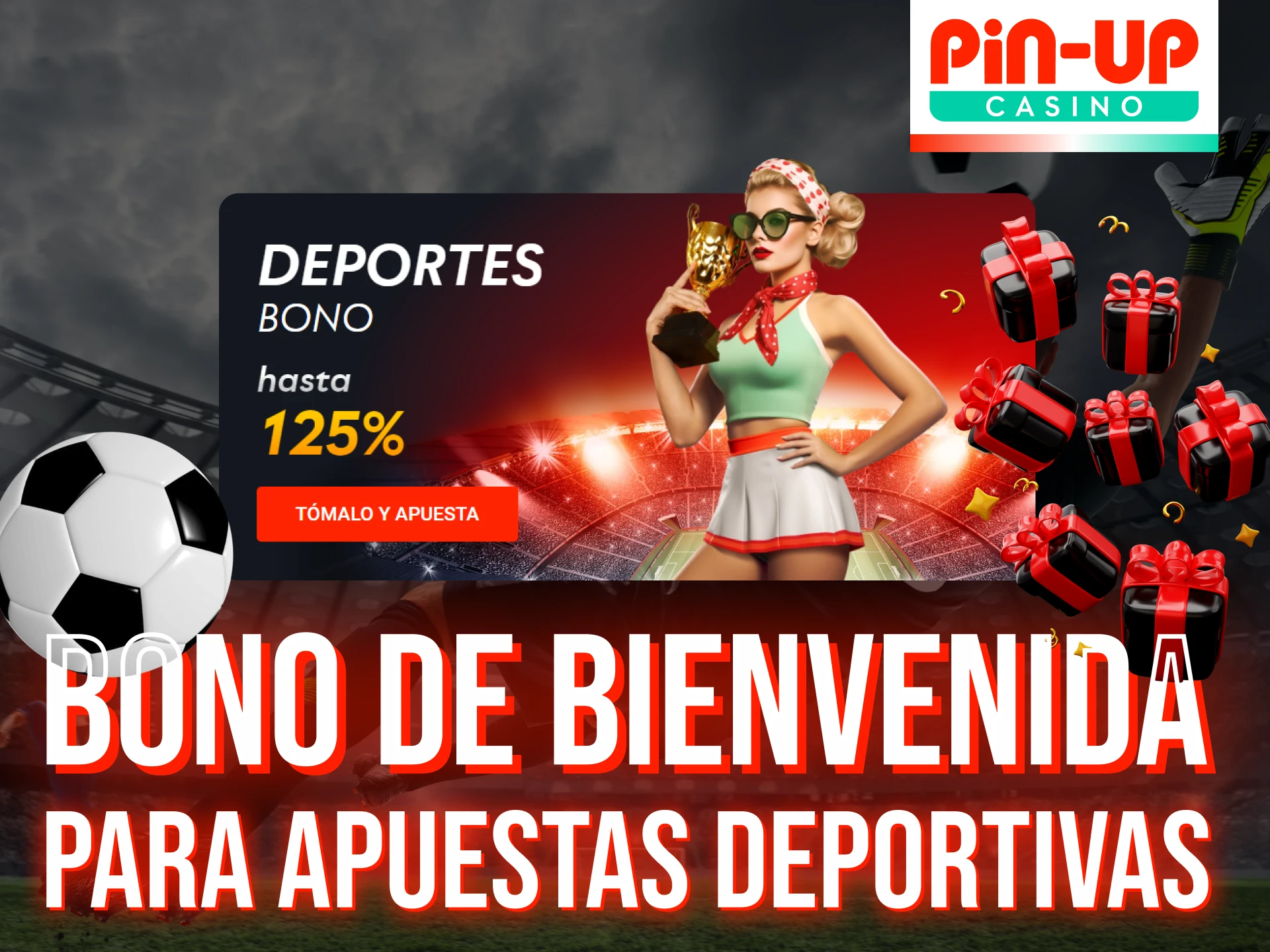 Reclama tu bono de bienvenida de deportes Pin Up y haz tu apuesta.