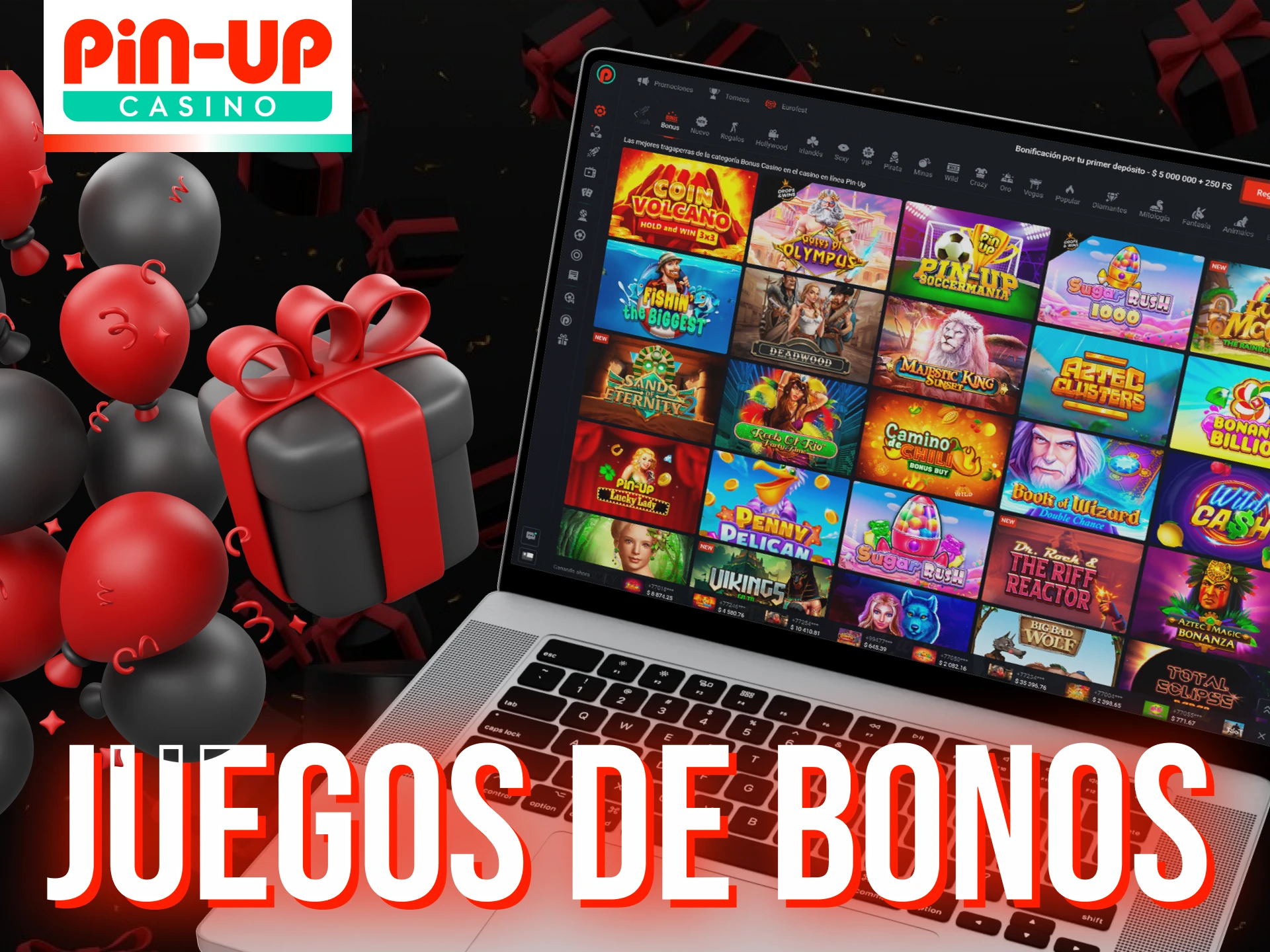 Juega juegos de bonificacion Pin Up y obten mas ganancias.