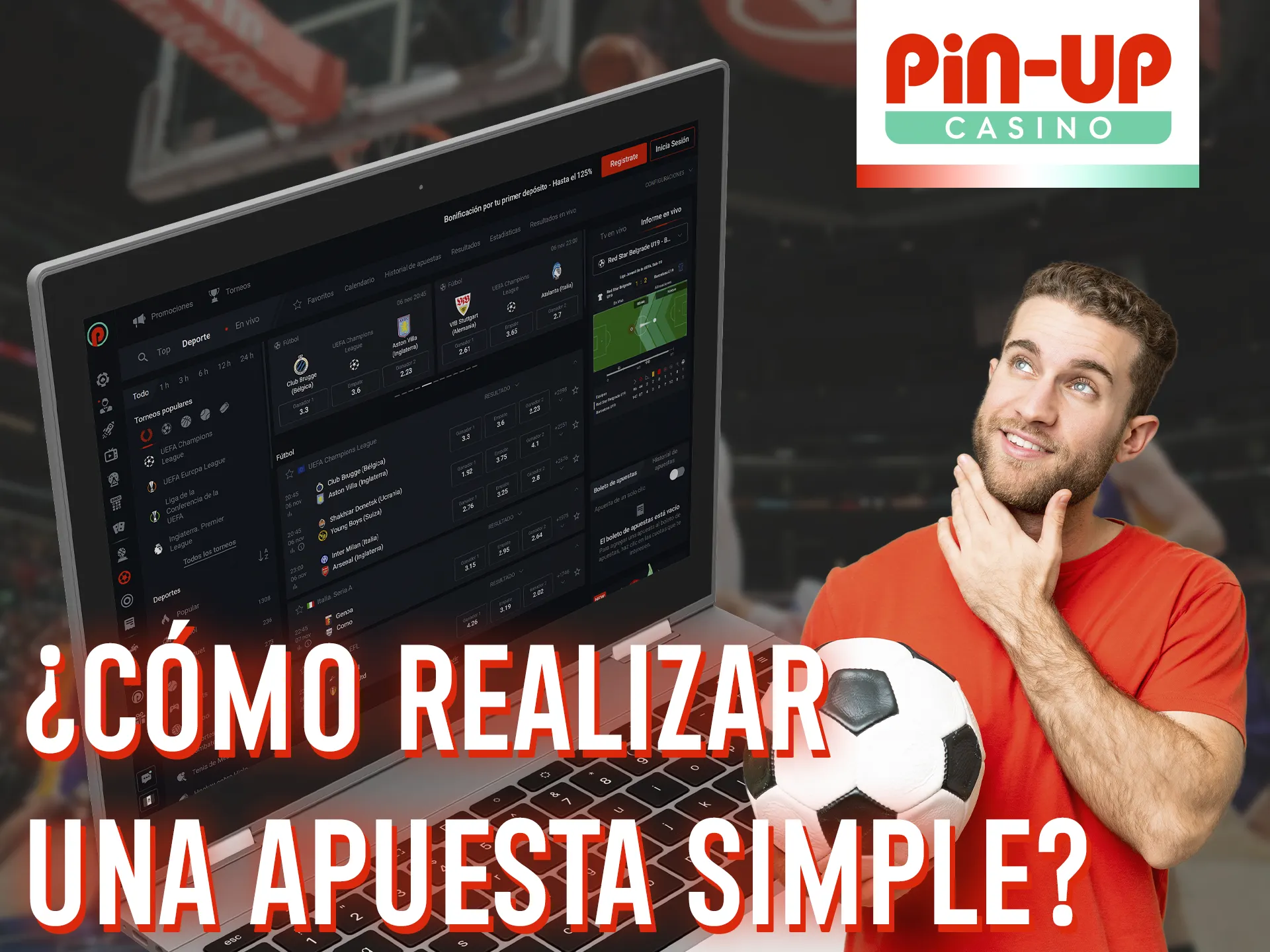 Una guía paso a paso sobre cómo realizar una apuesta simple en el sitio Pin-Up.