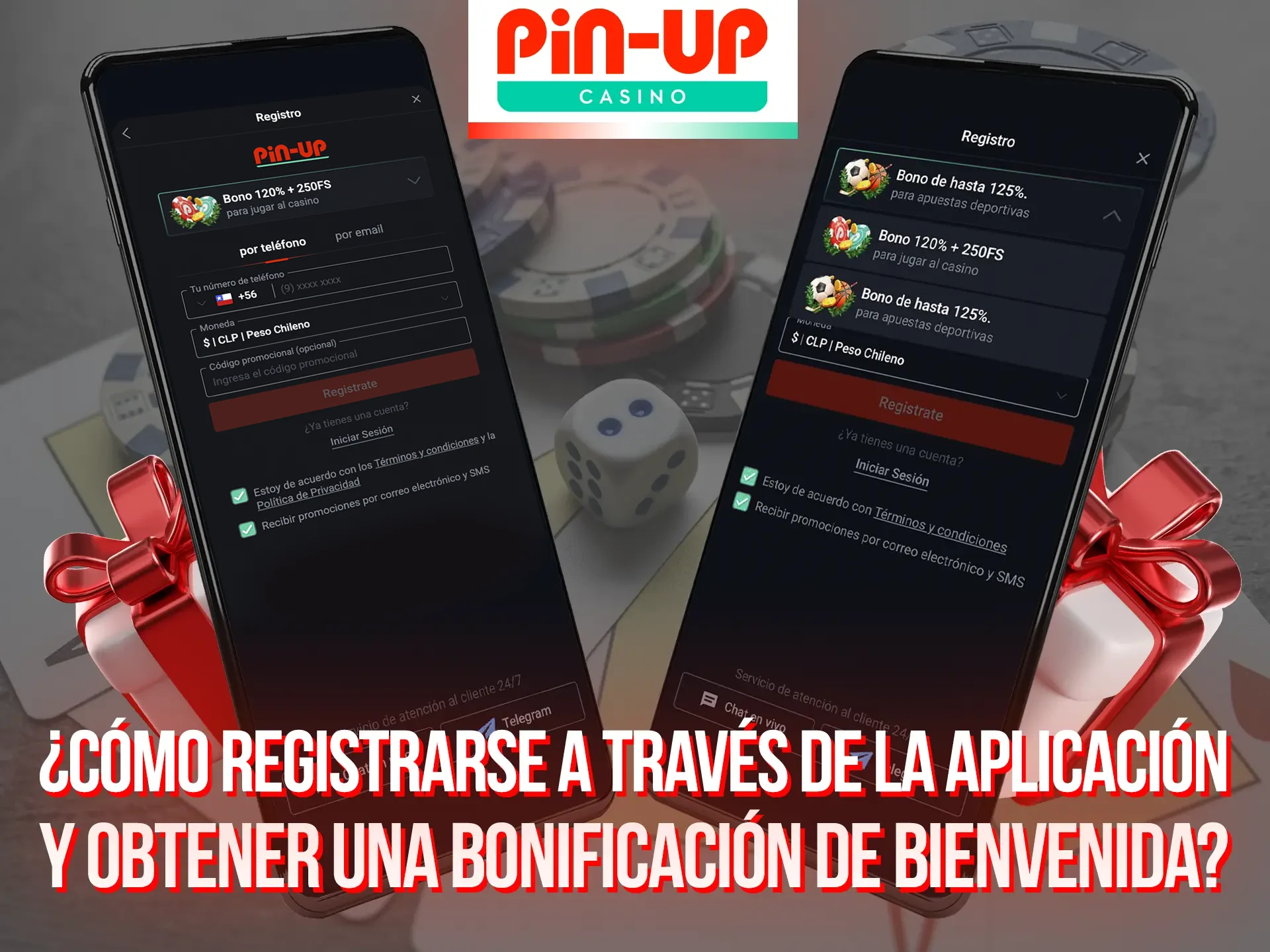 Elija un bono de registro Pin-Up para aumentar el tamaño de su apuesta y sus posibilidades de ganar.